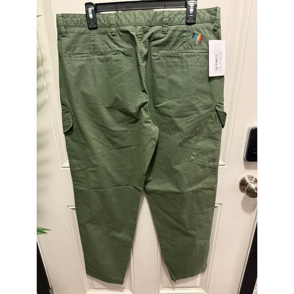 PS Paul Smith Zebra-motif cargo pants 32 - Green - Picture 2 of 6